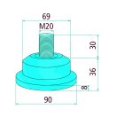 Komplett vezetőgörgő megnagyobbított Pellenc 838810054