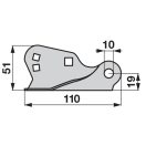 Csúszótalp tartó jobb Amazone 3990300