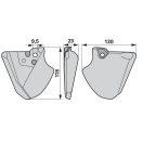 Barázdaformázó Amazone 974401, 955995, 969229