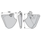 Barázdaformázó Amazone 974402, 955996, 969230