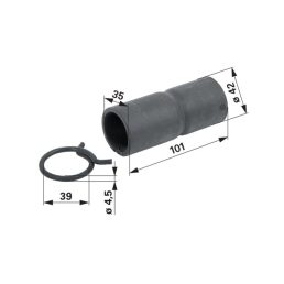 Tömlőhüvely szorítóval Kverneland AC499976, 499976