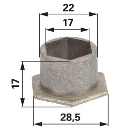Hatszög persely Nordsten 7000025156, 25156