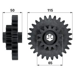 Dupla összekapcsoló kerék Nordsten 7000032381, 32381