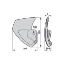 Vetőtárcsa bal Gaspardo G19203970R, G19203970