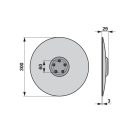 Üregelő tárcsa Rabe 9022.52.11