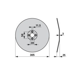 Tárcsa Reform 301.451.306