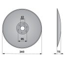 Vetőtárcsa Hassia 3490006