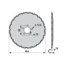Vetőtárcsa Kverneland 353950, AC353950