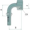 Préselhető csatlakozó 87010104 - PN 05 DKOL M12x1.5 90° (6L)