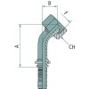 Préselhető csatlakozó 87010192 - PN 06 DKOS M14x1.5 45° (6S)