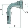 Préselhető csatlakozó 87010457 - PN 06 DKM M12x1.5 90°