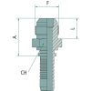 Préselhető csatlakozó 87010640 - PN 05 AGJ 7/16"