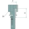 Préselhető csatlakozó 87010780 - PN 06 DKORF 9/16"