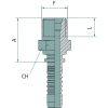 Préselhető csatlakozó 87010870 - PN 05 AGN 1/8"