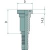 Préselhető csatlakozó 87011014 - PN 25 SFS-CAT 1 1/4"