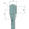 Gyűrűs csatlakozó 87011111 - PN 05 RAR 1/8"