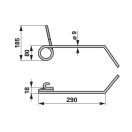 Magtakaró pálca hátsó Rauch 53039100