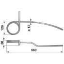 Magtakaró pálca jobb Väderstad 430335