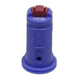   Albuz légbeszívásos, dupla, lapos szórású fúvóka 110° AVI-TWIN110-03