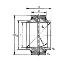 Gömbcsuklós csapágy Mac Power GE45HO2RS (45 x 68 mm)