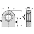 Felhegeszthető gömbfej INA/FAG GF40DO (Ø40 x 69 mm)