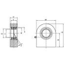 Felhegeszthető gömbfej Mac Power GF50DO (Ø50 x 88 mm)