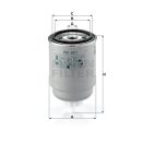 MANN FILTER Üzemanyagszűrő 565WK821 - Hatz