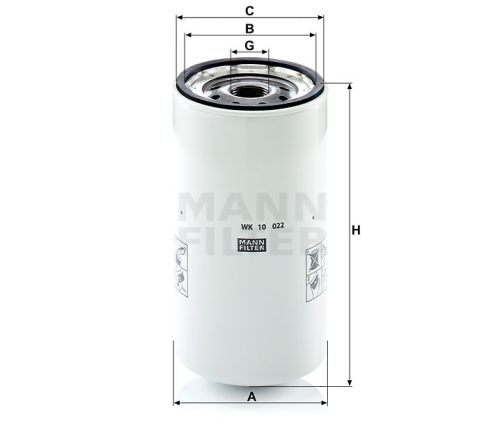 MANN FILTER Üzemanyagszűrő 565WK10022 - Hitachi