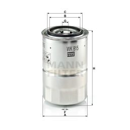 MANN FILTER Üzemanyagszűrő 565WK815X - Hitachi