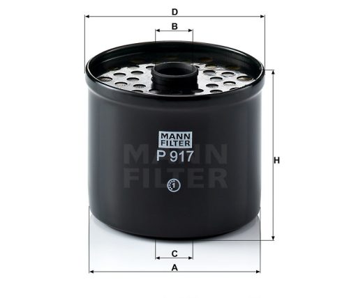 MANN FILTER Üzemanyagszűrő 565P917X - Hyster