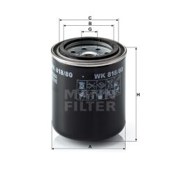 MANN FILTER Üzemanyagszűrő 565WK818.80 - Ingersoll-Rand
