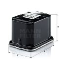 MANN FILTER Üzemanyagszűrő 565WK8106 - John Deere