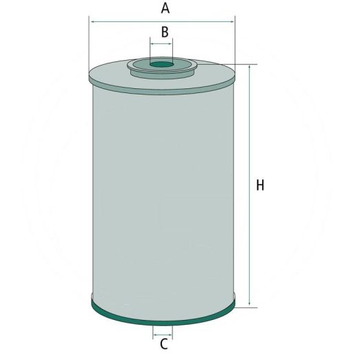 GRANIT Üzemanyagszűrő 8001023 - Landini