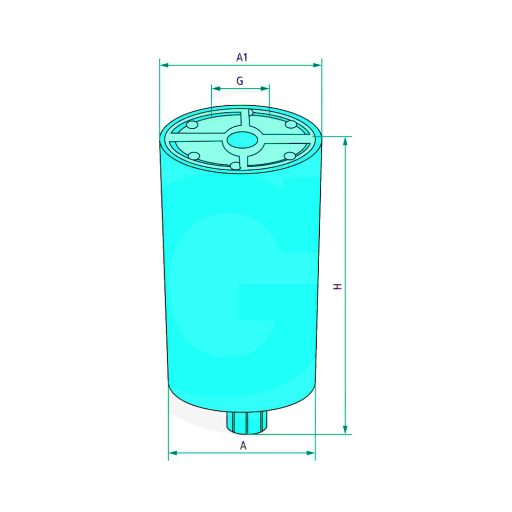 GRANIT Üzemanyagszűrő 8004094 - New Holland