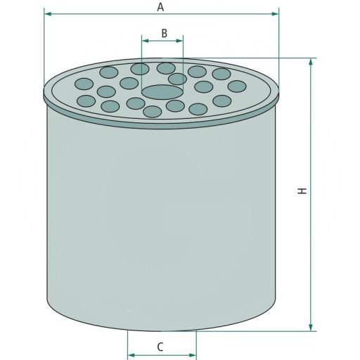 Fleetguard Üzemanyagszűrő 739FF167 - New Holland