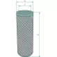 MANN FILTER levegőszűrő 565C11103.2 - Bomag