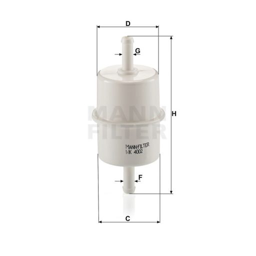 MANN FILTER Üzemanyagszűrő 565WK4002 - New Holland