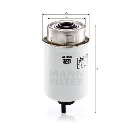 MANN FILTER Üzemanyagszűrő 565WK8137 - New Holland