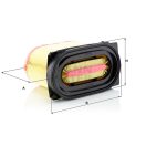 MANN FILTER levegőszűrő 565C30400.1 - Claas