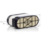 MANN FILTER levegőszűrő 565C31015 - Claas