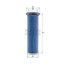 MANN FILTER másodlagos levegőszűrő 565CF9002X - Deutz-Fahr