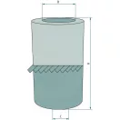 Fleetguard levegőszűrő 739AF351K - Hitachi