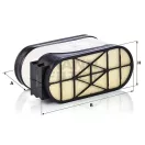 MANN FILTER levegőszűrő 565CP33280 - Hürlimann