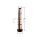 MANN FILTER másodlagos levegőszűrő 565CF6002 - JCB