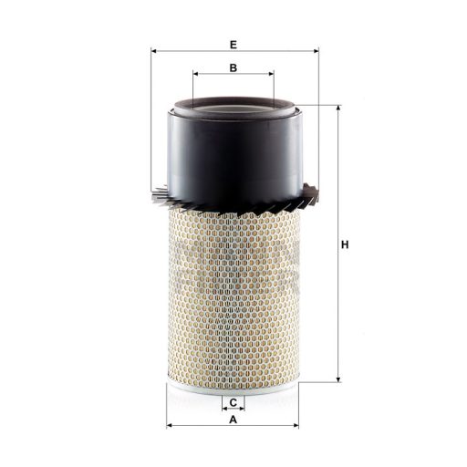 MANN FILTER levegőszűrő 565C21431 - Landini