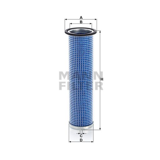 MANN FILTER másodlagos levegőszűrő 565CF75.1X - New Holland