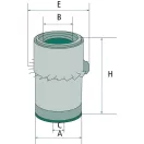 GRANIT levegőszűrő 8003026 - Poclain