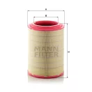 MANN FILTER levegőszűrő 565C372070.2 - Volvo Construction Equipment