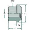 Kerékanya 4857436101 - M12 x 1,5