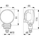 Hella LED munkalámpa kör alakú 1850 lm 19 W